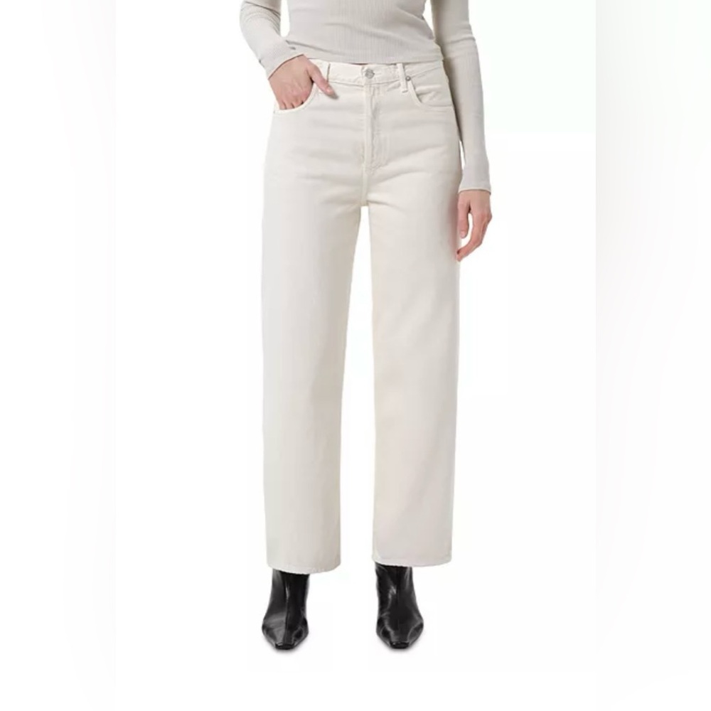 NWT Agolde Ren High Rise Wide Leg | Size 31 | Brown Rice 🍚😍 - Picture 2 of 16